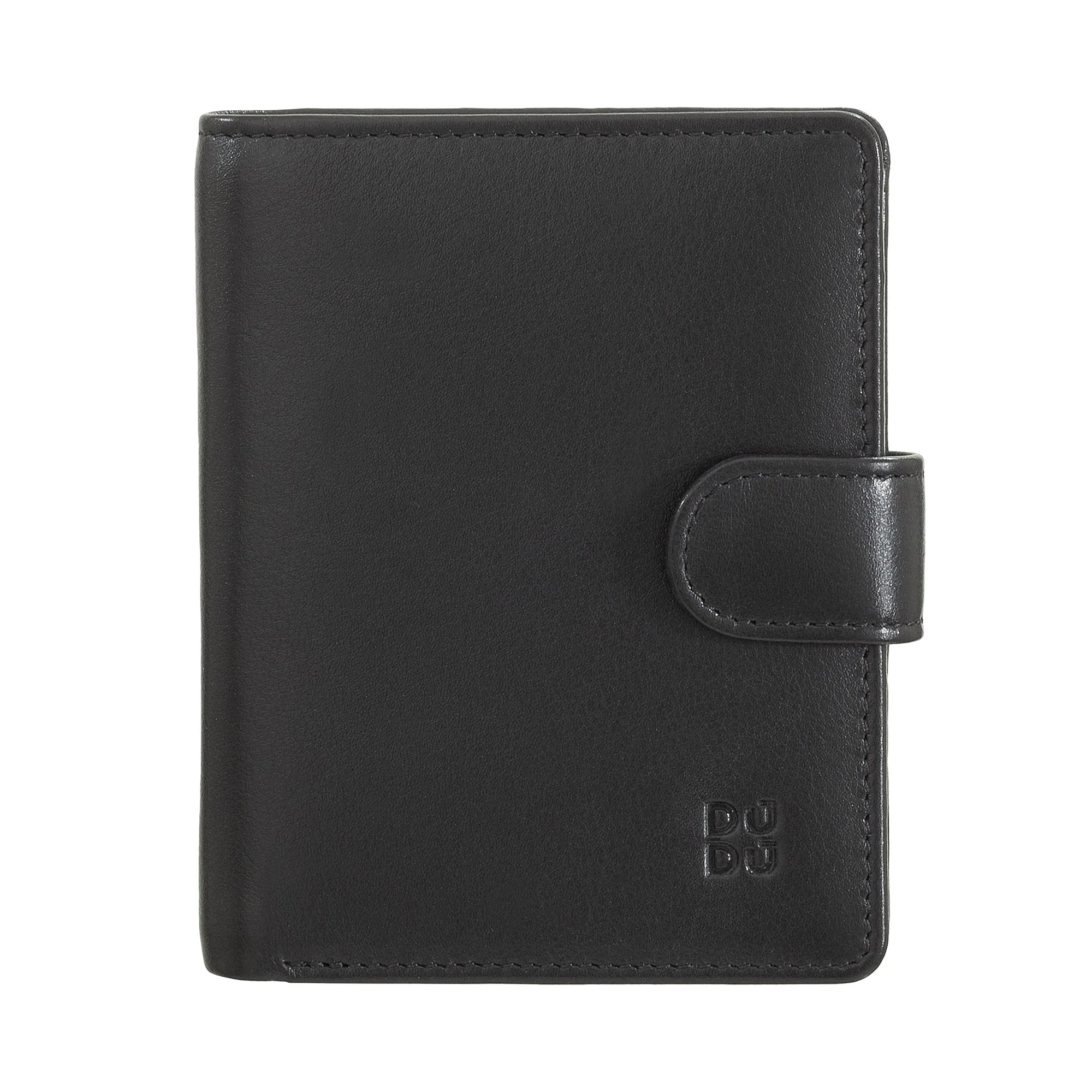 Dudu Women's Wallet in Vera Little Leather Leather Rfid Leather with Crescete Hinge Door Banknotes, External Closure